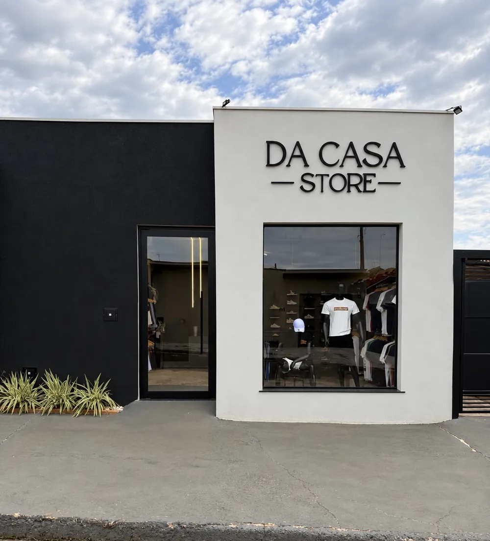 Fachada da Da Casa Store